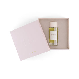 Nafas by Noor Jasmin Extrait de Parfum 100ml inside its opened box

